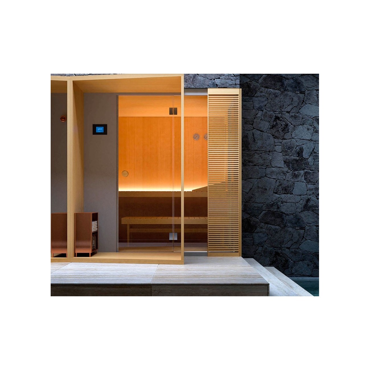 Glass 1989 Memo - sauna finlandais