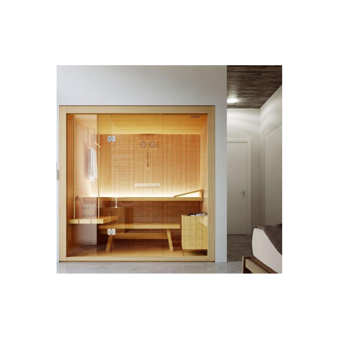 Glass 1989 Rope sauna finlandais