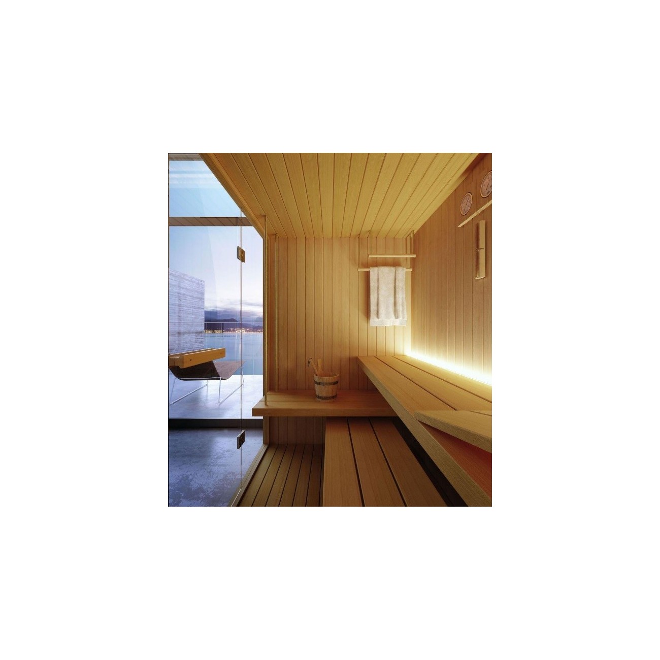 Glass 1989 Rope sauna finlandais