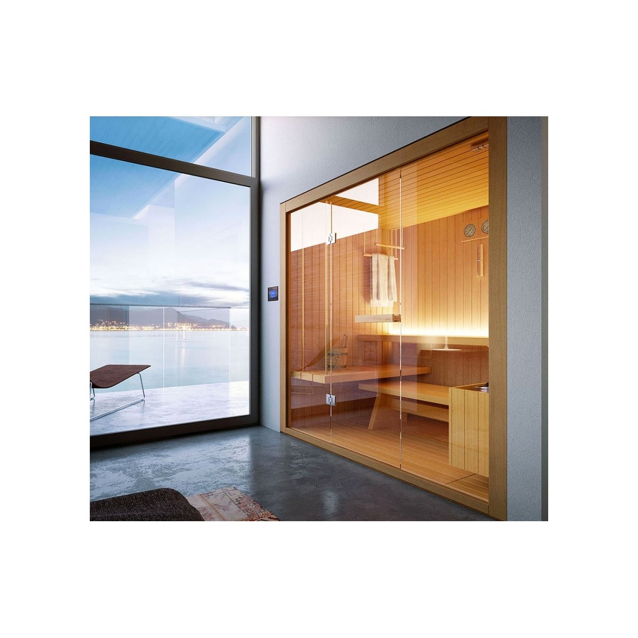 Glass 1989 Rope sauna finlandese