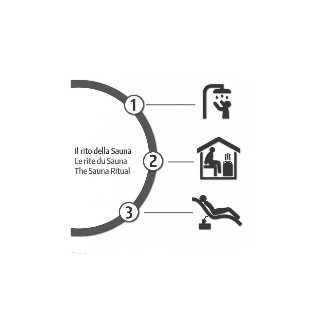 Glass 1989 Nuvola sauna finlandese, biosauna