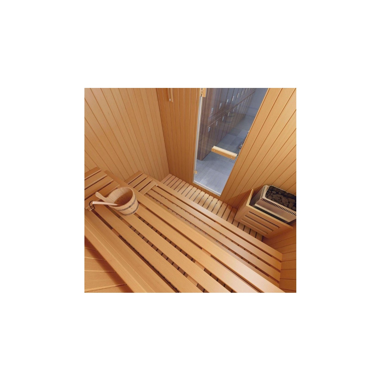 Glass 1989 Nuvola sauna finlandais, biosauna