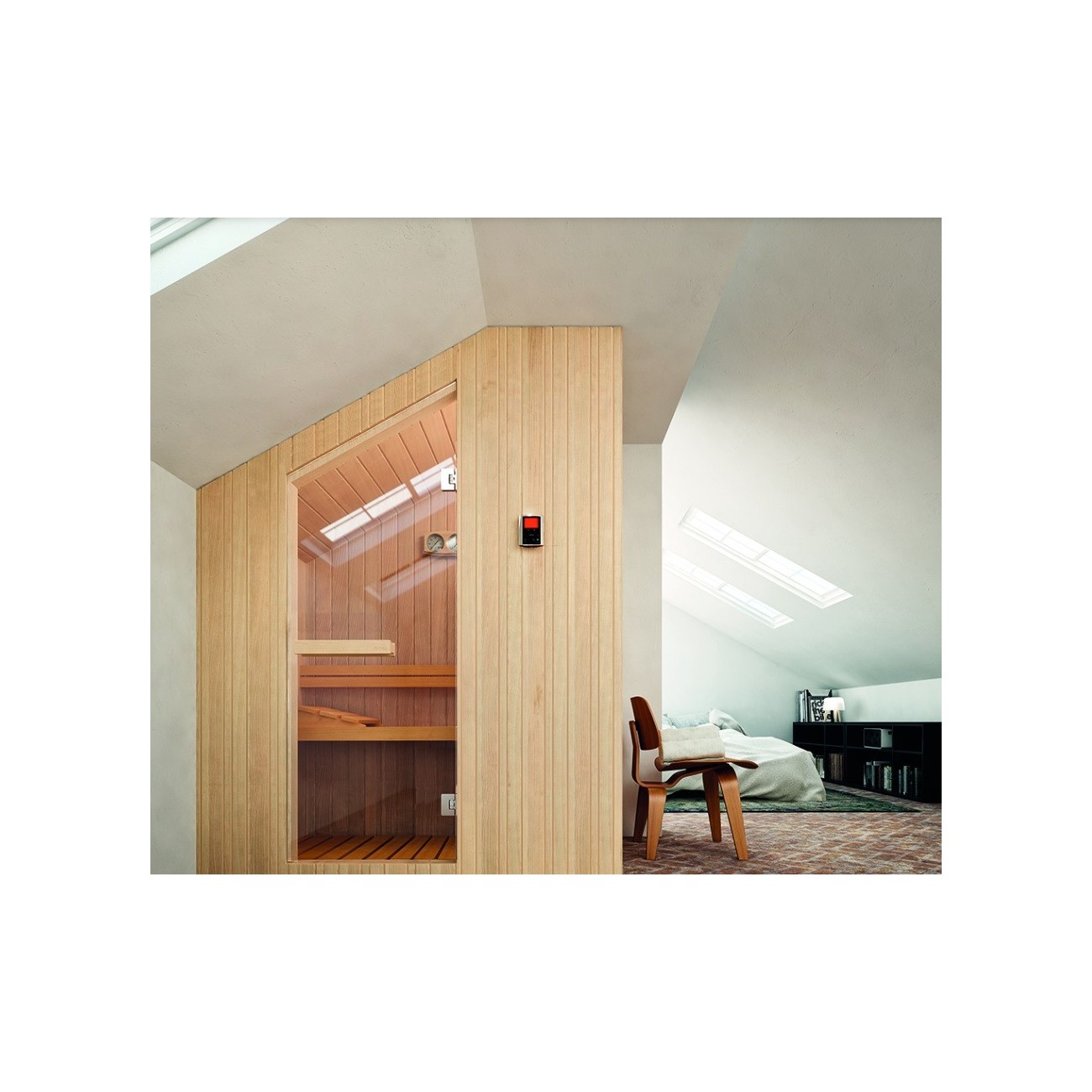 Glass 1989 Nuvola sauna finlandais, biosauna