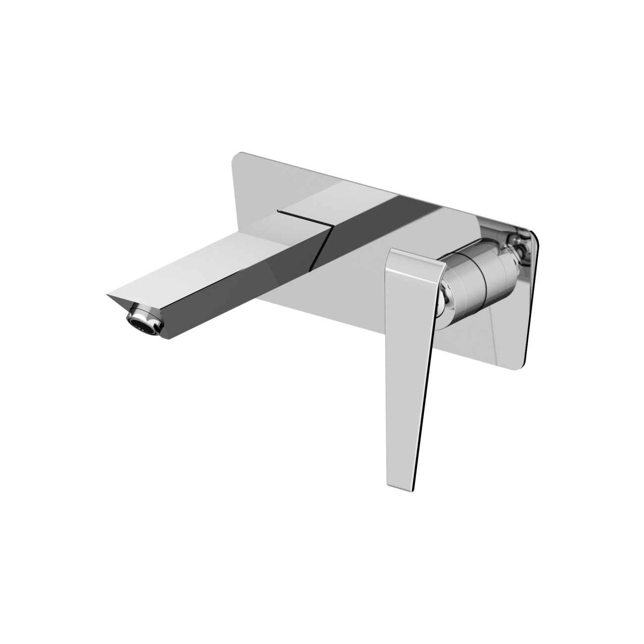 Gattoni Boomerang  Basin mixer wall installation