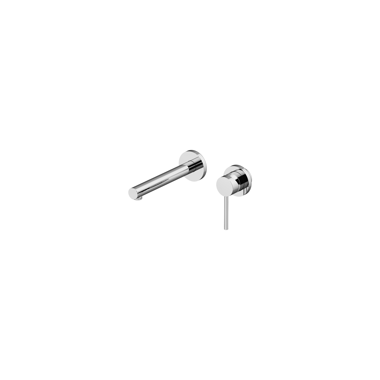 Gattoni Circle One Basin mixer wall installation