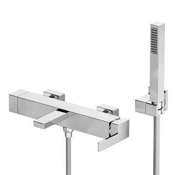 Gattoni COLOR CUBE External bath mixer with shower kit