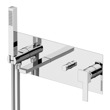 Gattoni COLOR CUBE Built-in 2 ways mixer with diverter