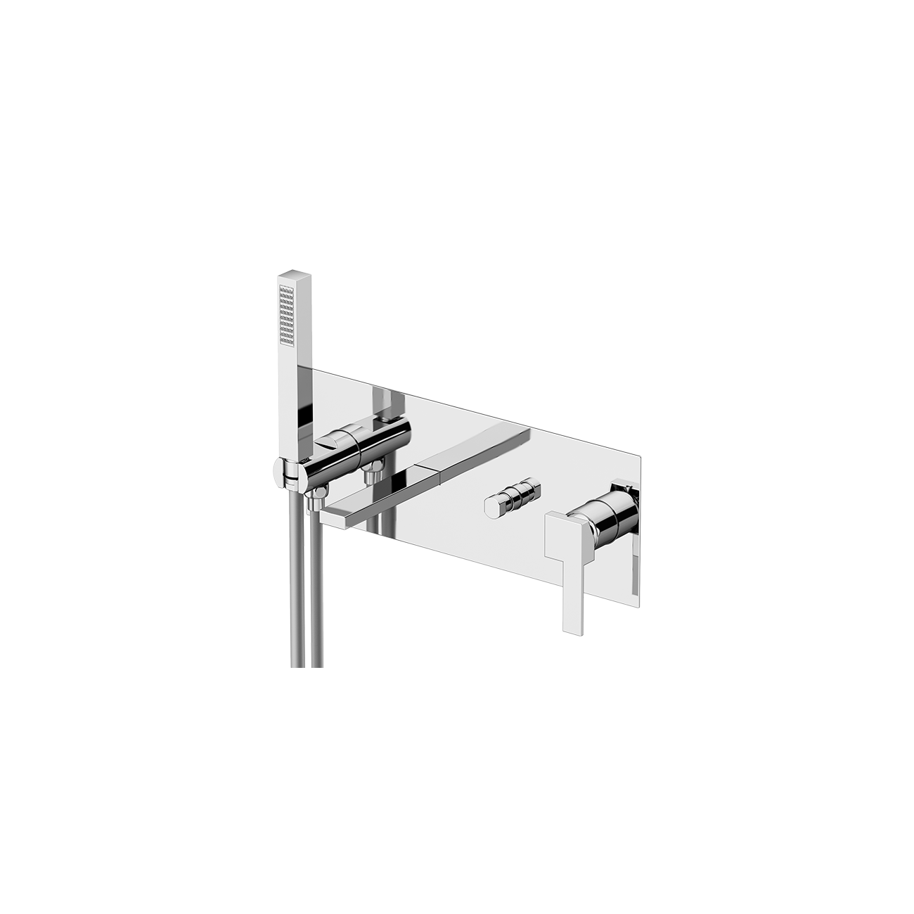 Gattoni COLOR CUBE Built-in 2 ways mixer with diverter