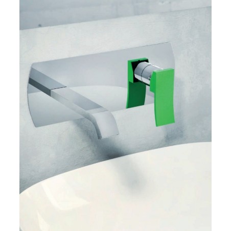 Gattoni ELY Basin mixer wall installation