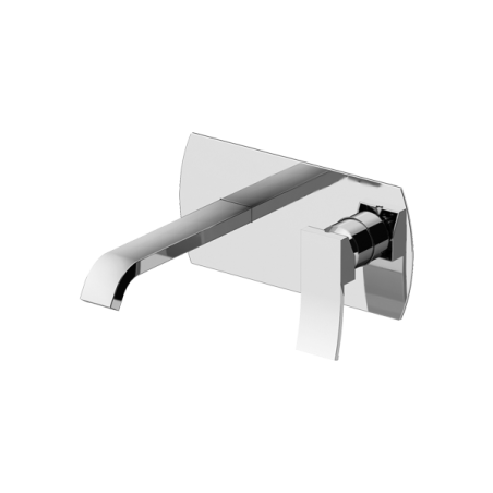 Gattoni ELY Basin mixer wall installation