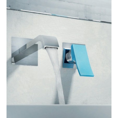 Gattoni ELY Basin mixer wall installation