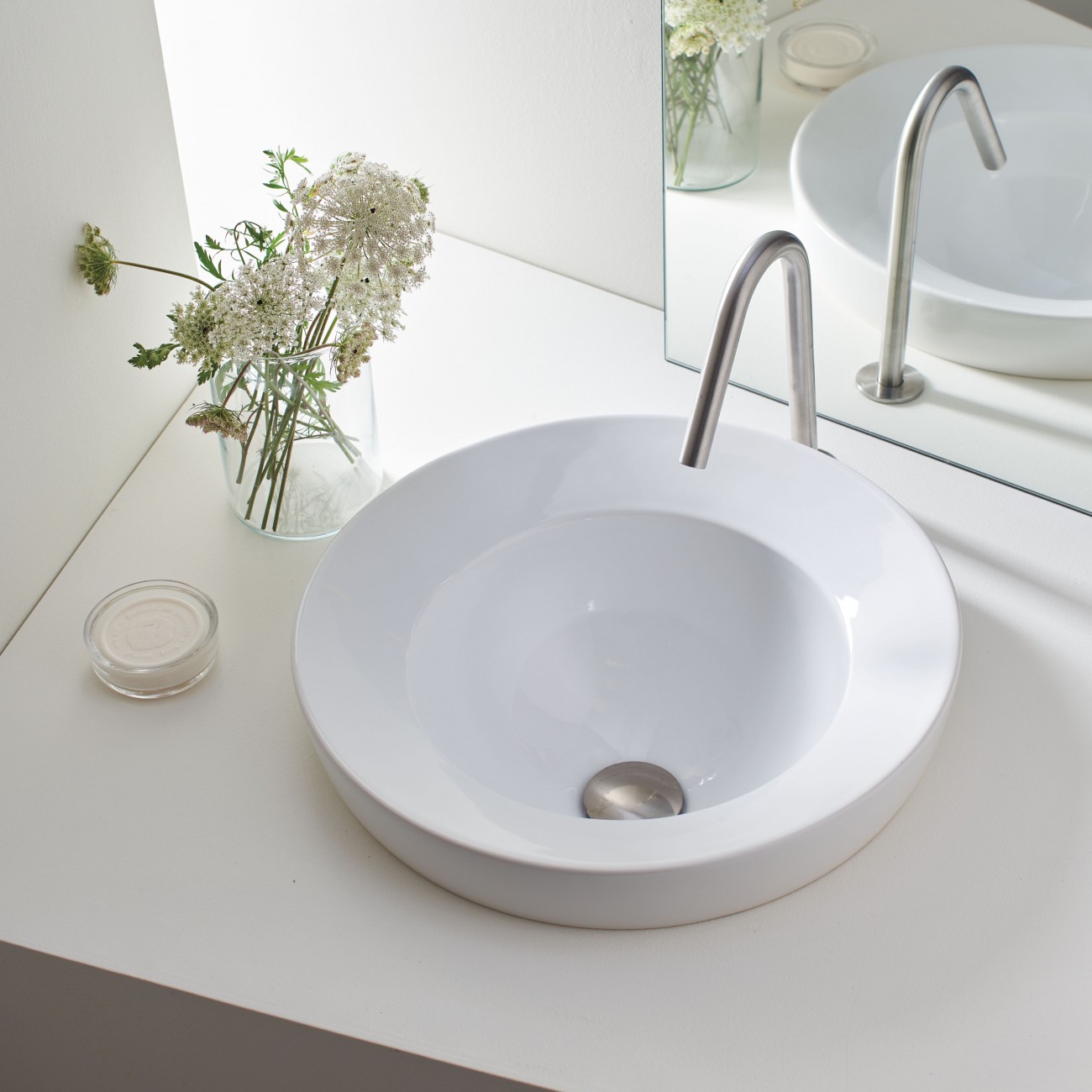 Kracklite Lavabo à Encastrer Ø 45 cm Axa DP