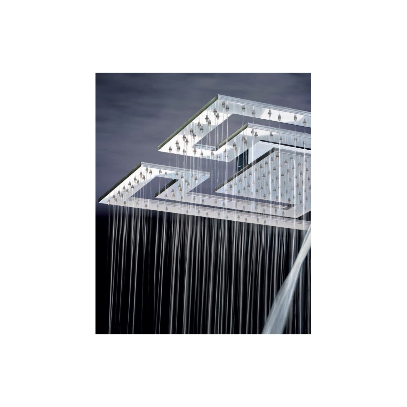 Gattoni LABYRINTH stainless steel external shower head