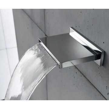 Gattoni Stainless steel waterfall shower head