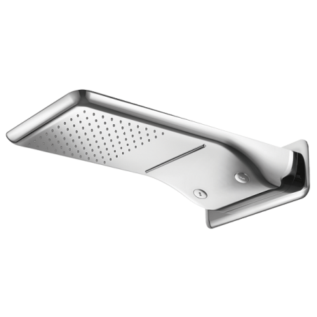 Gattoni Soffione a parete in acciaio inox