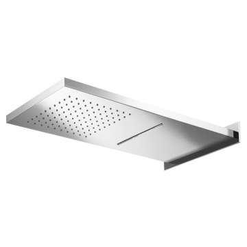 Gattoni Soffione a parete in acciaio inox