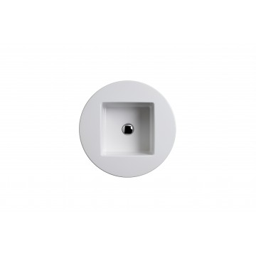 Lavabo Tondo con Vasca Quadrata Ø 55 cm Axa Skyland