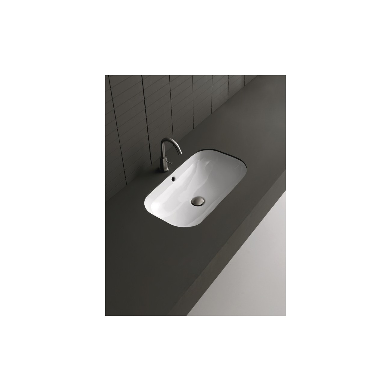 Inset Washbasin 66,5x39,5 cm Axa Ciotola