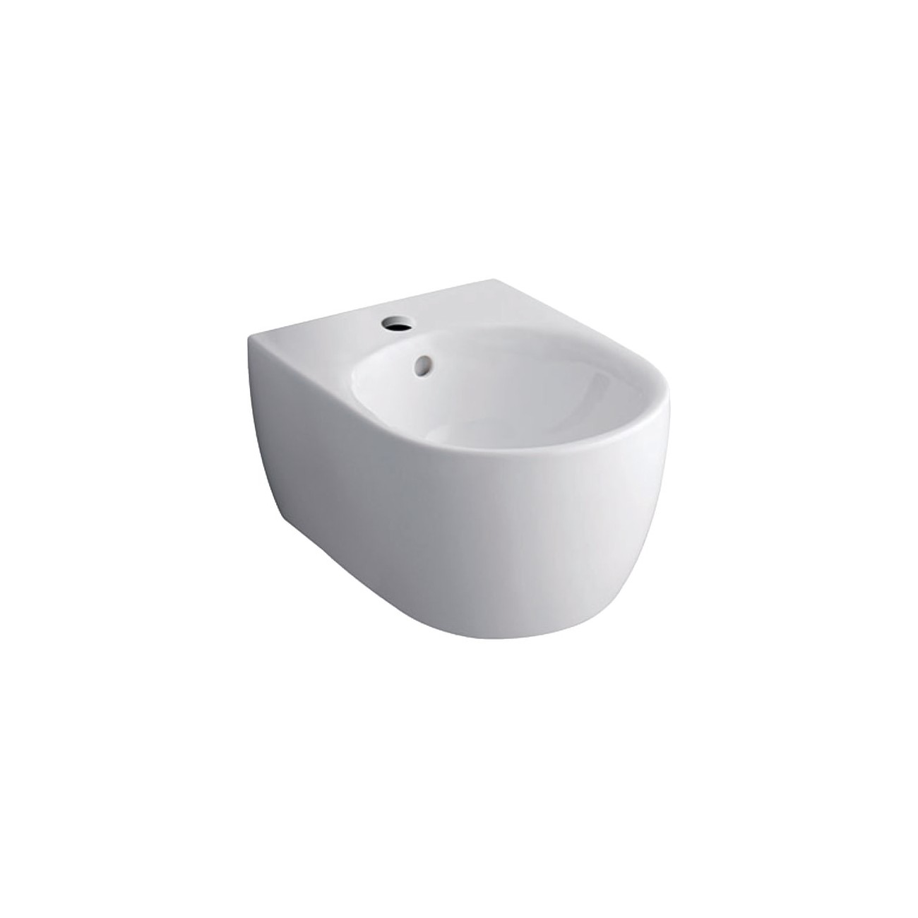 Geberit icon wall-mounted Bidet, concealed fixing