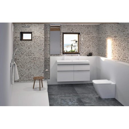 Geberit icon Square WC, flush wall