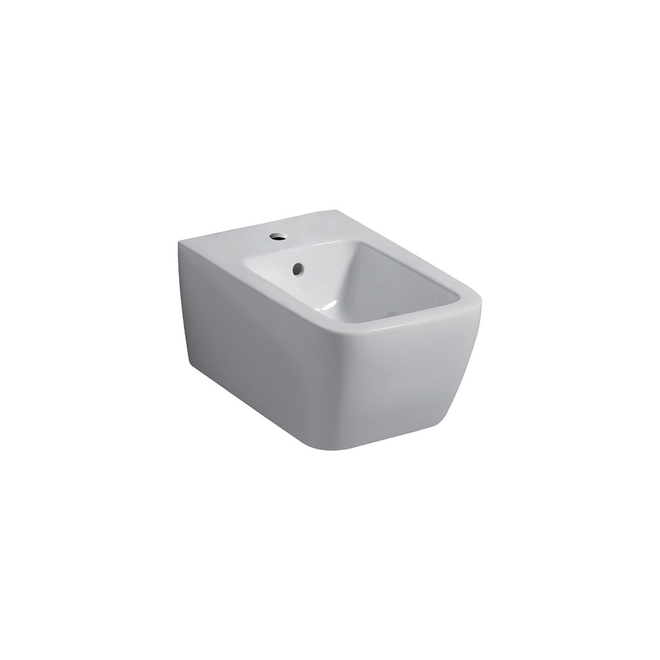 Geberit iCon Square Bidet sospeso , fissaggio nascosto