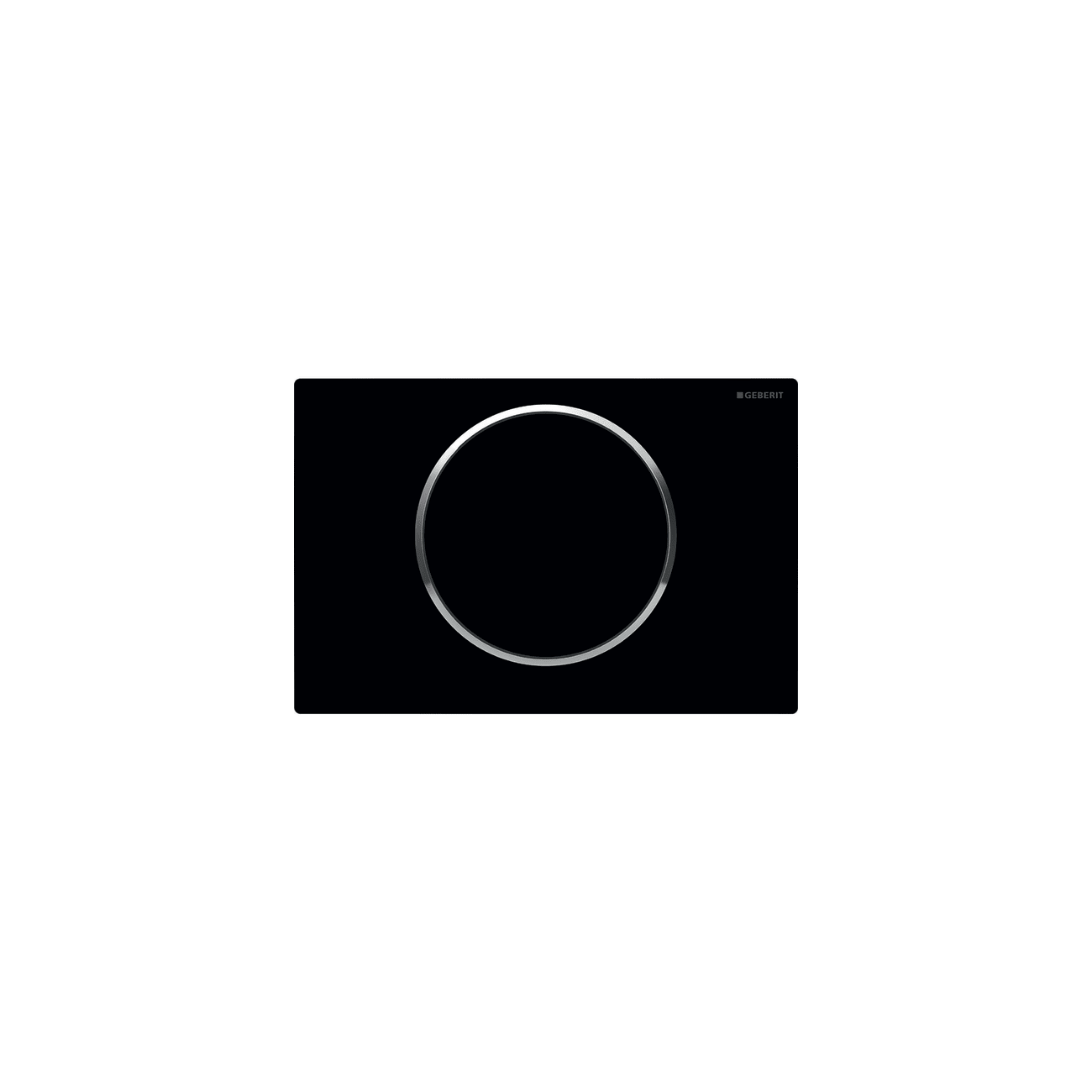 FLUSH PLATES Geberit SIGMA10 Black with polished chrome accent
