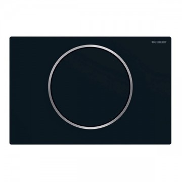 FLUSH PLATES Geberit SIGMA10 Matte black with polished chrome accent