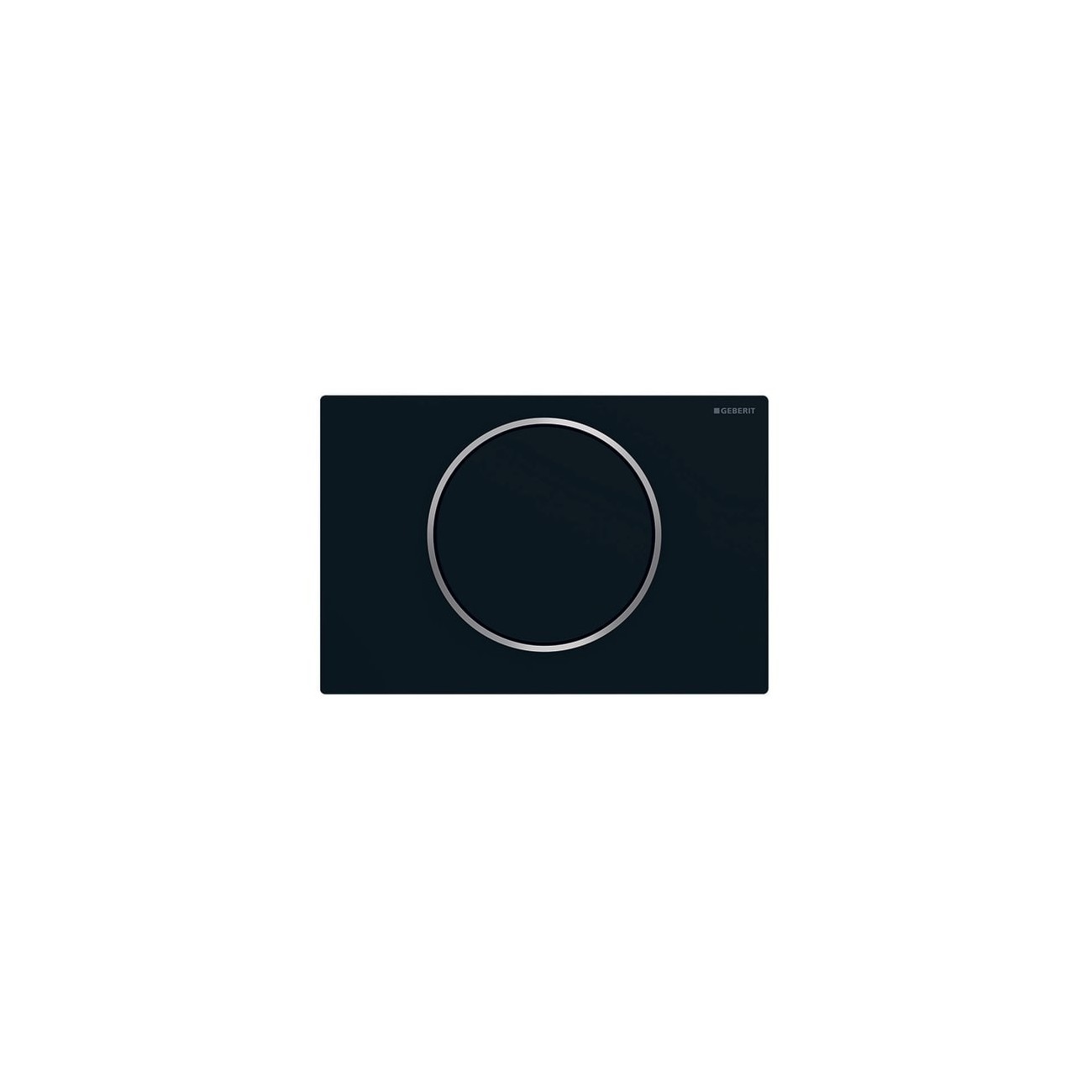 Geberit Sigma10 Stop nero opaco/cromato/nero opaco