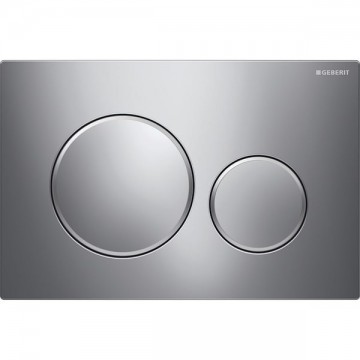 DUAL-FLUSH PLATES Geberit SIGMA20 Polished chrome with matte chrome accent