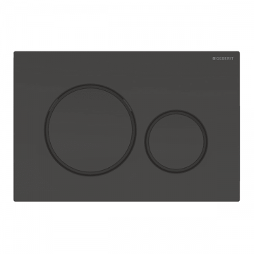 DUAL-FLUSH PLATES Geberit SIGMA20 Matte black, black