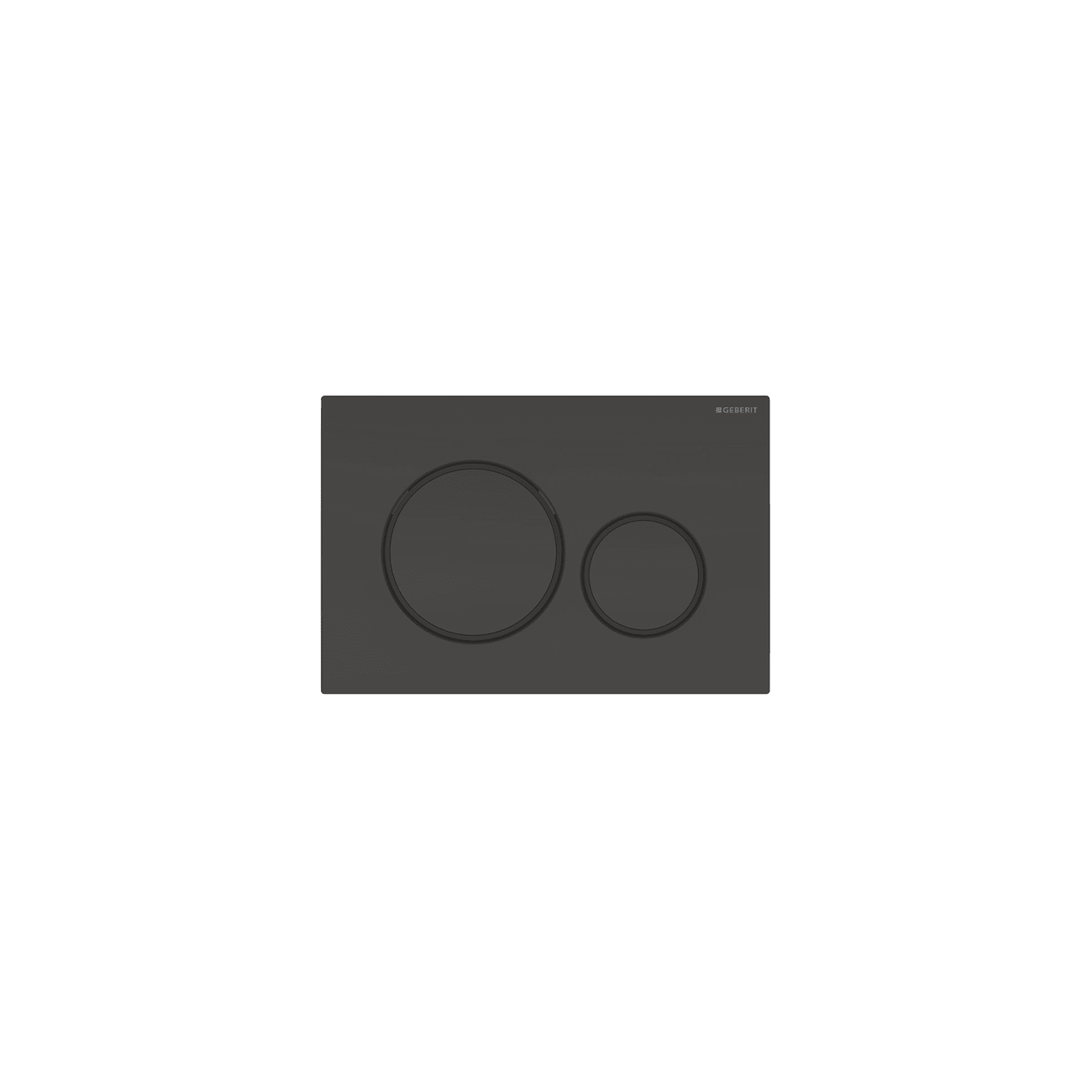 DUAL-FLUSH PLATES Geberit SIGMA20 Matte black, black