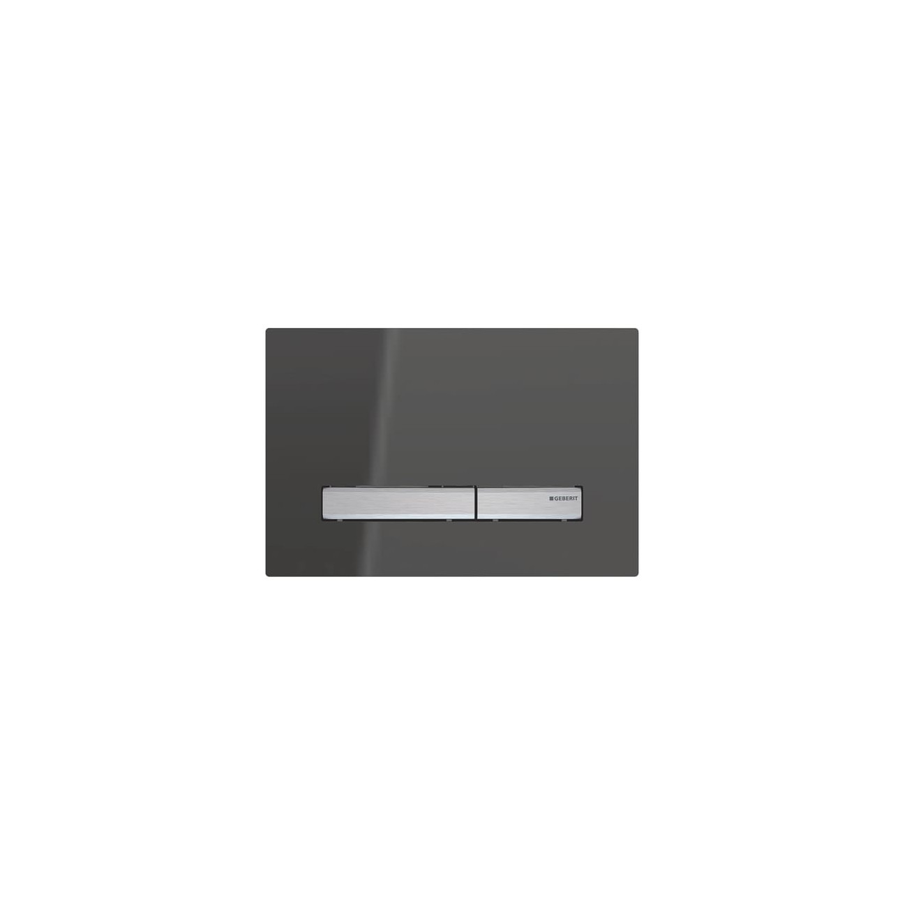 SIGMA50 DUAL-FLUSH PLATES Smoked glass