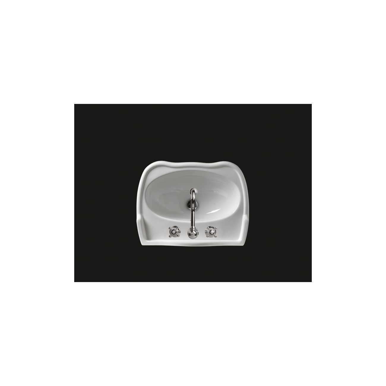 Lavabo Suspendu ou sur Colonne 64x48 cm Axa Contea