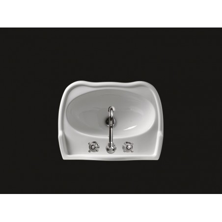 Lavabo Sospeso o su Colonna 64x48 cm Axa Contea