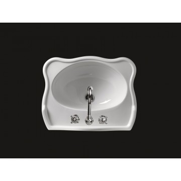 Lavabo Suspendu ou sur Colonne 72x56 cm Axa Contea