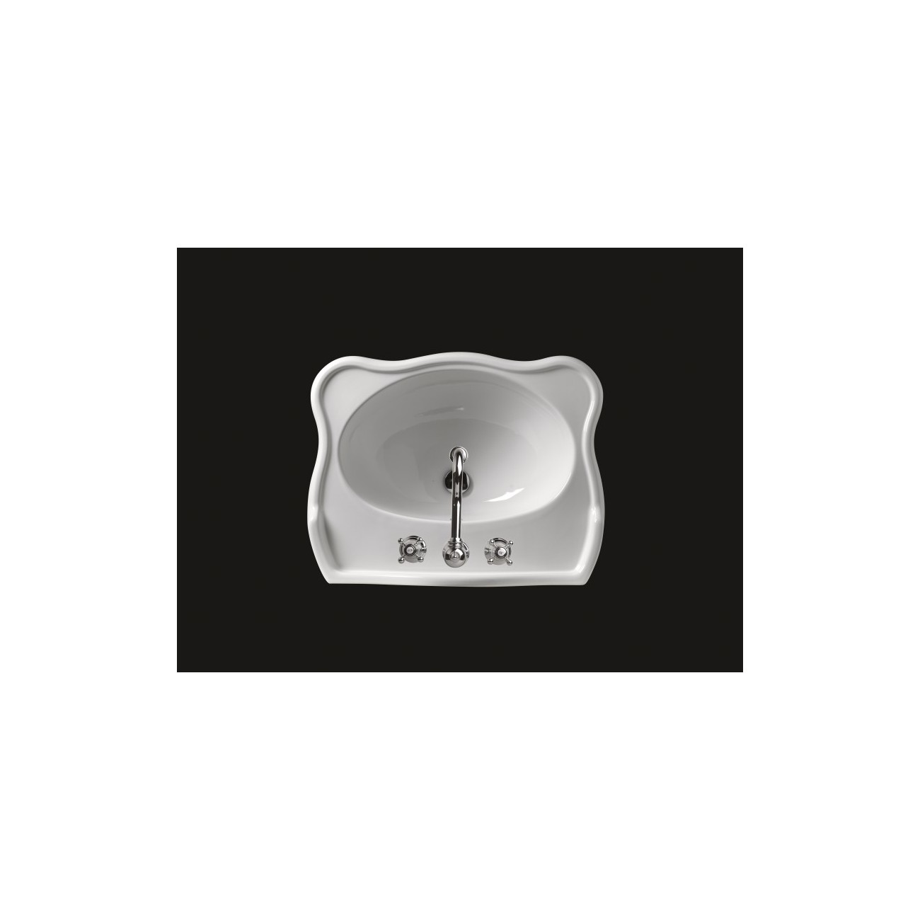 Lavabo Suspendu ou sur Colonne 72x56 cm Axa Contea