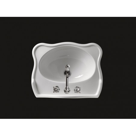 Lavabo Suspendu ou sur Colonne 72x56 cm Axa Contea