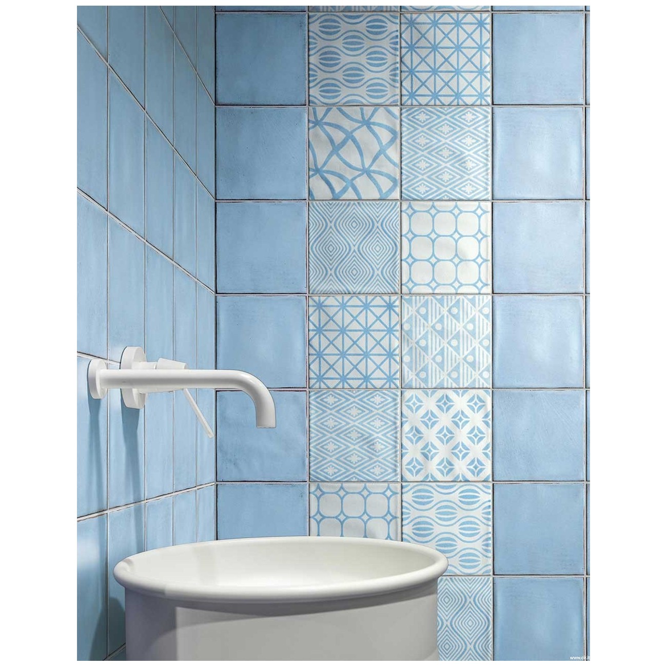 Cir KEY WEST DECORO WAVE MIX BLUE