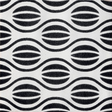 Cir KEY WEST DECORO WAVE MIX BLACK