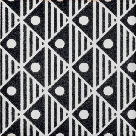 Cir KEY WEST DECORO WAVE MIX BLACK