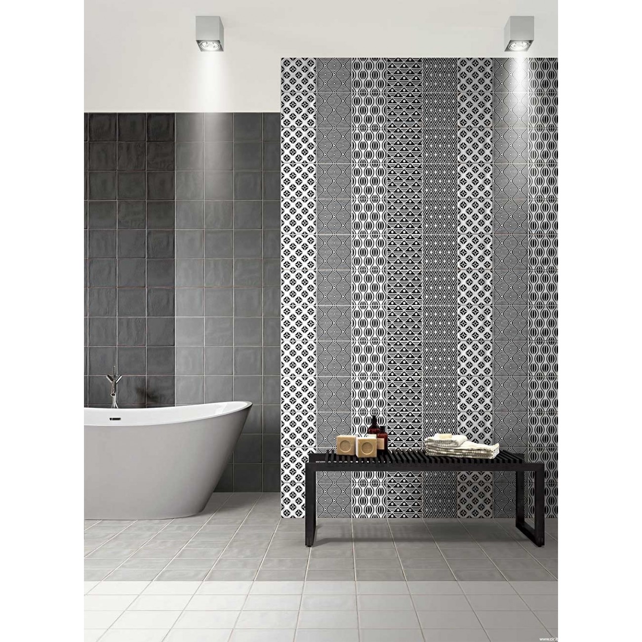 Cir KEY WEST DECORO WAVE BLACK C