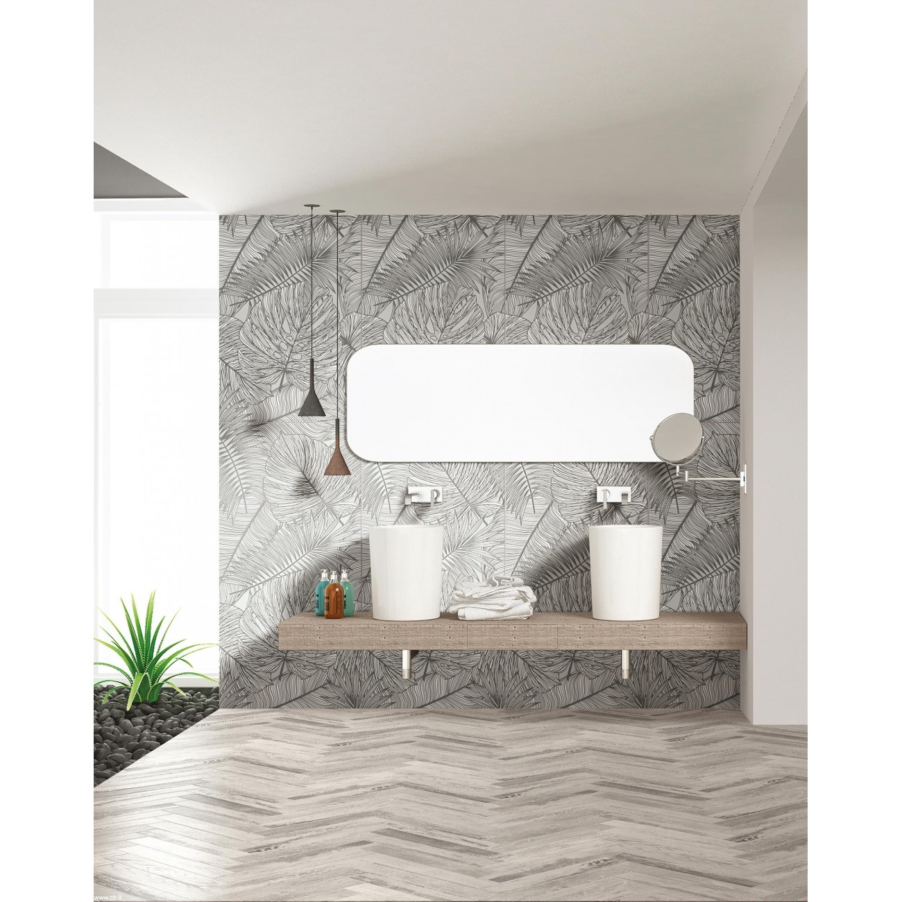 Cir shoWall MYFAIR GREY WALL 02