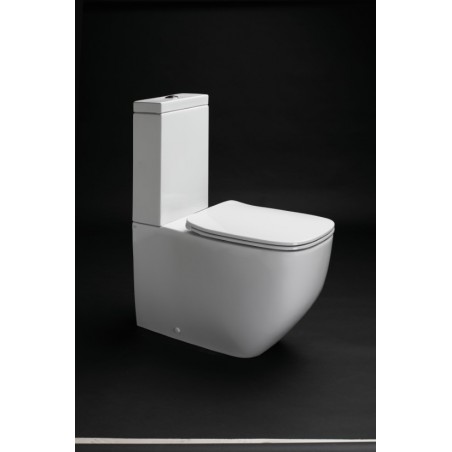 Vaso Monoblocco NoRim Axa White Jam