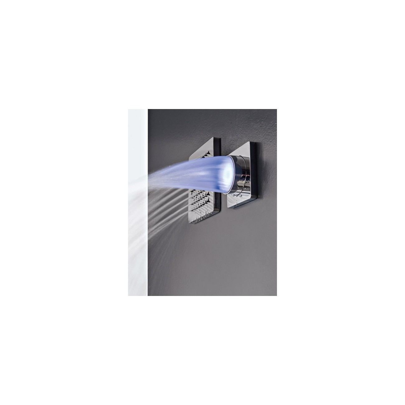 Zazzeri Qquadro Groupe de douche encastré thermostatique