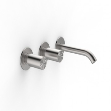 Zazzeri Z316 Batteria lavabo a incasso comandi a sinistra