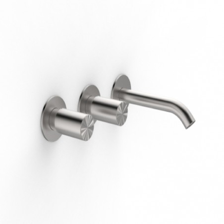 Zazzeri Z316 Batteria lavabo a incasso comandi a sinistra