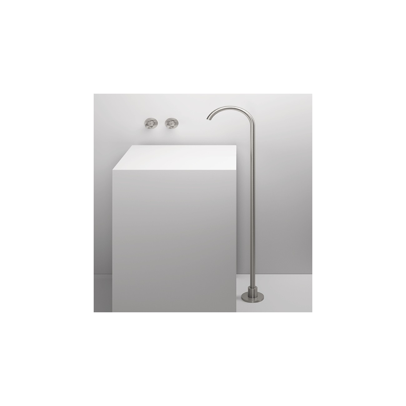 Zazzeri Z316 Rubinetteria lavabo con getto a colonna da terra