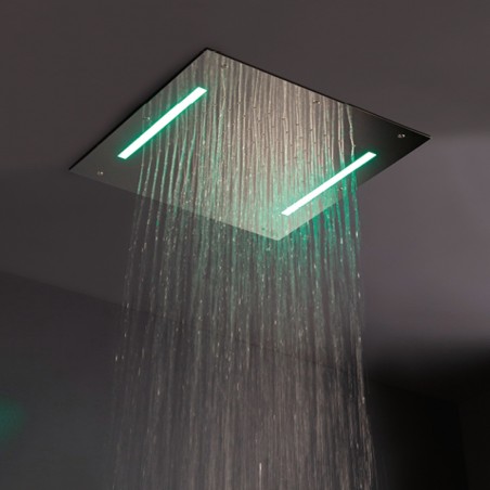 Zazzeri Shirò Skyrain Ceiling showerhead with rain & LED RGB