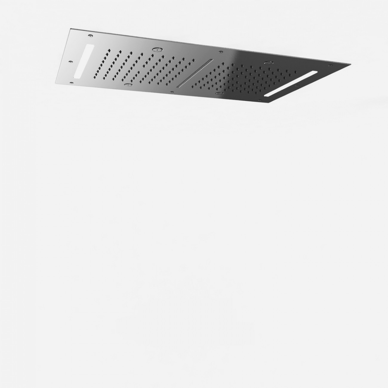 Zazzeri Shirò Skyrain Soffione a soffitto da incasso 700x400mm