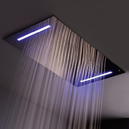 Zazzeri Shirò Skyrain Soffione a soffitto da incasso 700x400mm